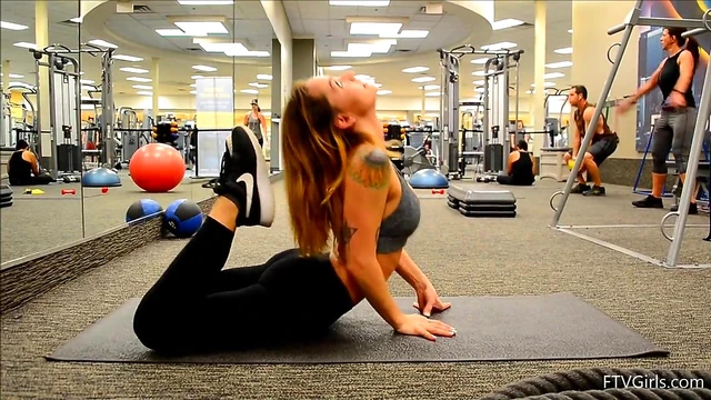 Sexy Sporty Teen Charlotte Jogging Topless Reveals Her Perfect Body