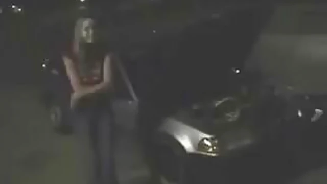 Drunk Girl Gets Naked at Parking Lot for Hot Outdoor Sex Act
