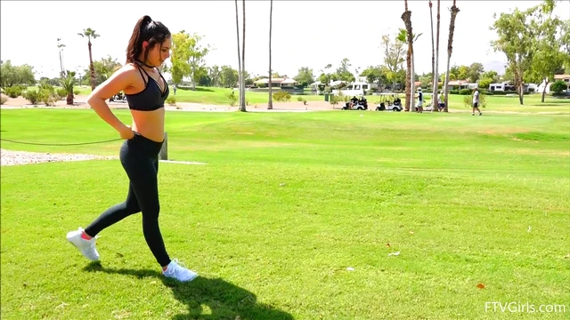 Sporty Biker Babe Somara Ditches Workout Gear for Steamy Bike Ride Fun