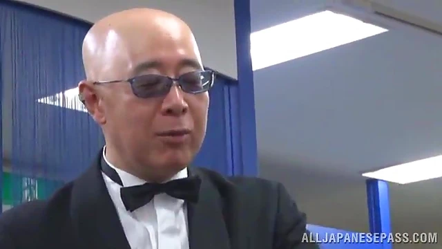 Covert Office Sex: Japanese Chick Gets Fucked While Coworkers Watch Live