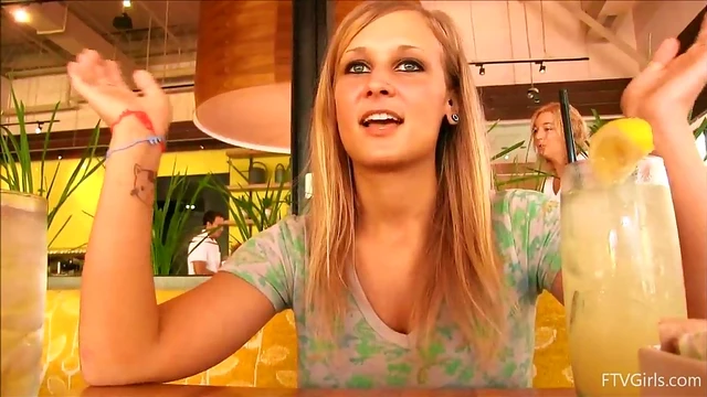 Blonde Beauty Alice Shows Off Her Stunning Natural Boobs