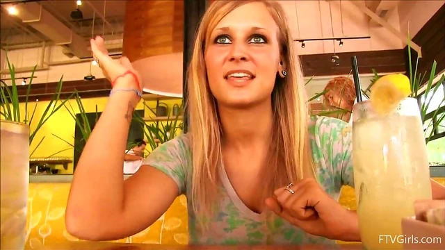 Blonde Beauty Alice Shows Off Her Stunning Natural Boobs