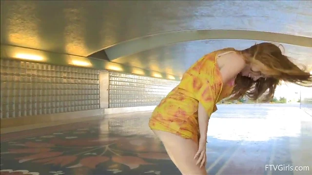 Outdoor Bliss: Bethany Teases Her Tight Pink Pussy Playfully