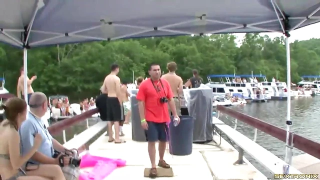 Fairy in Hot Bikini Enjoys Steamy Lake Party with Friends