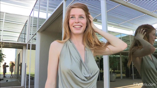 Sizzling Public Striptease Show by Desirable FTV Sensation Bethany