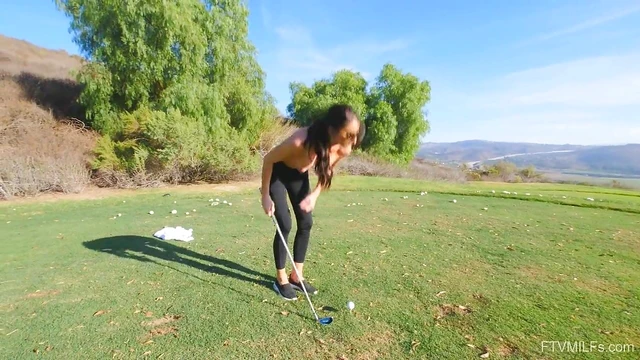 Sizzling Mature Brunette Silvia Shows Off Busty Tits Publicly