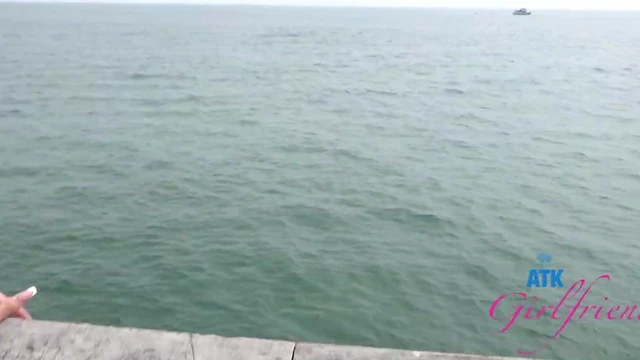 Sexy Beach Day Adventures With Stunning Babe Macy Meadows and Her BF