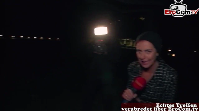 Sexy MILF Flirts Publicly Before Hot Casting Crew Seduces Her On-Spot