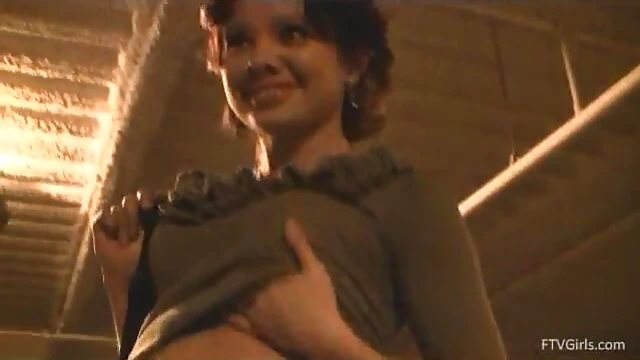 Bold Rita & Madeline Flaunt Their Boobs Candidly In Public Place