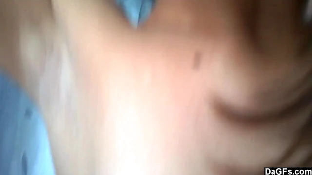 Hot Amateur Girlfriend Strips Slowly During Housecleaning Duty