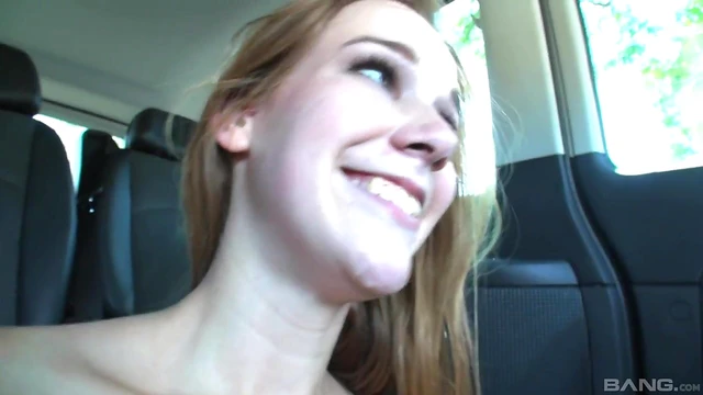 Alexis Crystal Gets Fucked by Black Guy in Car After Blowjob Action