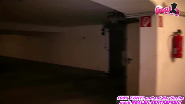 German Skinny Teen Gets Public Creampie Surprise Outdoors