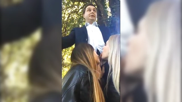 Horny Guy Craves Group Sex & Public Blowjob Thrills Under Park Stars