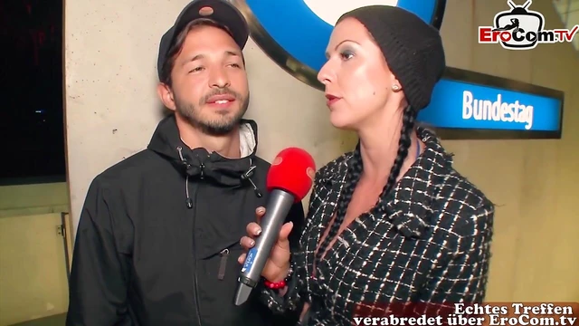 German Street Casting Funniest Pickup Leads to Hot Impromptu Fuck