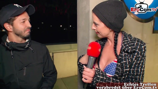 German Street Casting Funniest Pickup Leads to Hot Impromptu Fuck