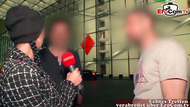 German Street Casting Funniest Pickup Leads to Hot Impromptu Fuck