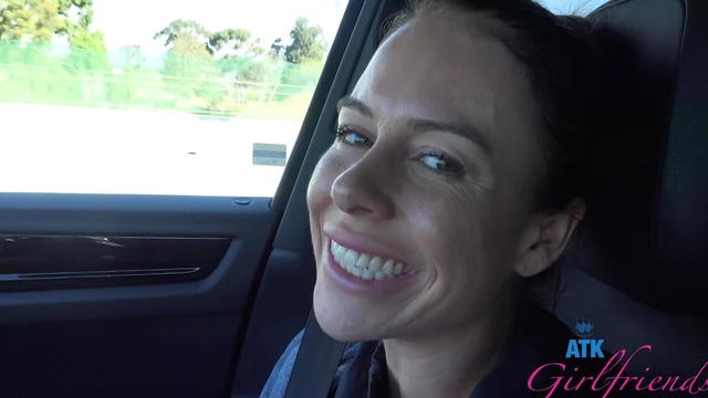 Summer Vixen Gets Fingered in Car by Brunette POV HD Thrill Ride