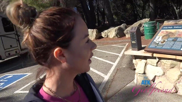 Summer Vixen Gets Fingered in Car by Brunette POV HD Thrill Ride