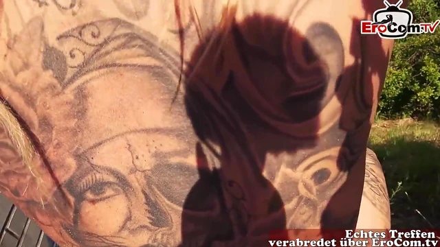 German Street Pickup Date Leads Mia to Blow for Pure Passion