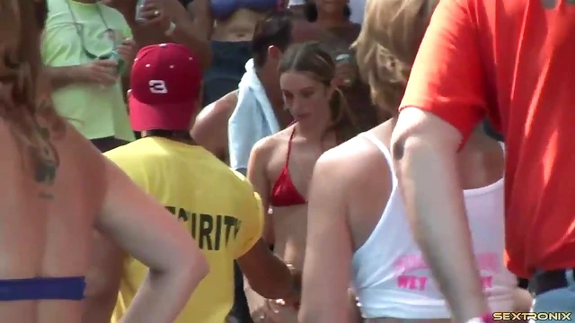 Outdoor Bikini Party Where Amateur Beauties Show Off Their Sexy Bodies