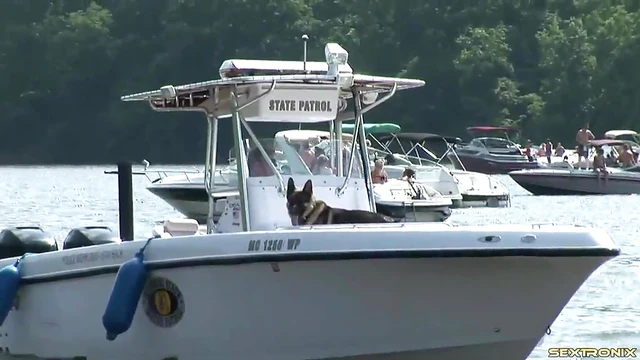 Sizzling Cowgirl in Bikini Gets Pussy Licked During Hot Boat Ride Adventure