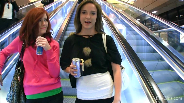 Elle & Malena's Steamy Car Ride Ends With Naked Lesbian Passion