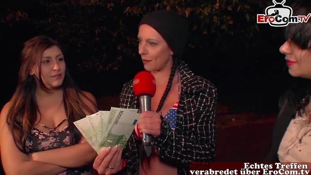 Horny Girls Get Fucked During Hilarious Public Street Casting Showdown