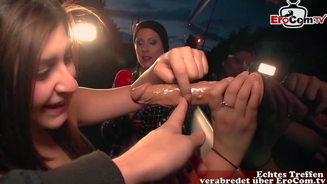 Horny Girls Get Fucked During Hilarious Public Street Casting Showdown