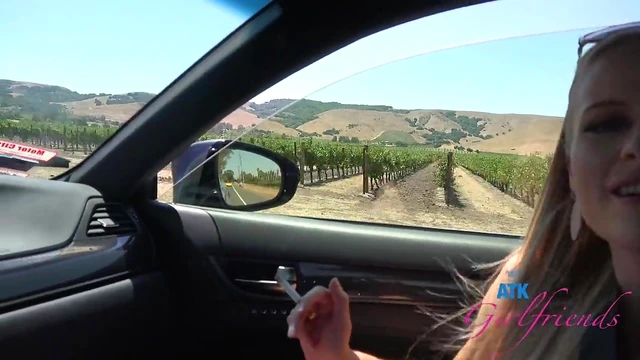 Outdoor Tattooed Blonde Teases, Flirts Before Getting Screwed Hard