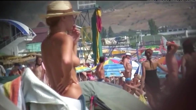 Sneaky Voyeur Watches Nudists Reveal Their Stunning Bodies Naturally