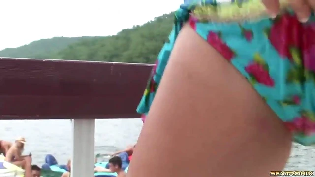 Hot Amateur Cowgirl Fingering Wet Pussy at Outdoors Party Orgy