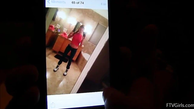 Sizzling Violet Teases With Cleavage Show Before Hot Cafe Action