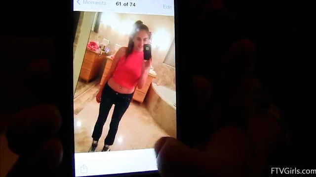 Sizzling Violet Teases With Cleavage Show Before Hot Cafe Action