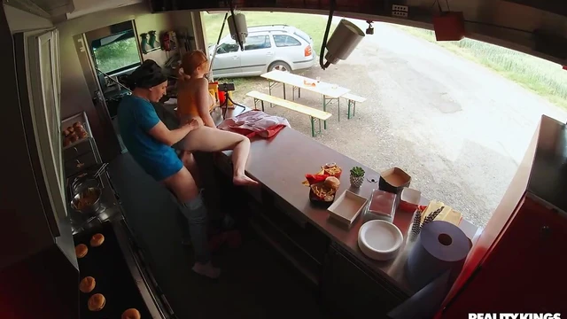 Coworker Fucks Scarlett Jones Hard Until She Moans Loudly