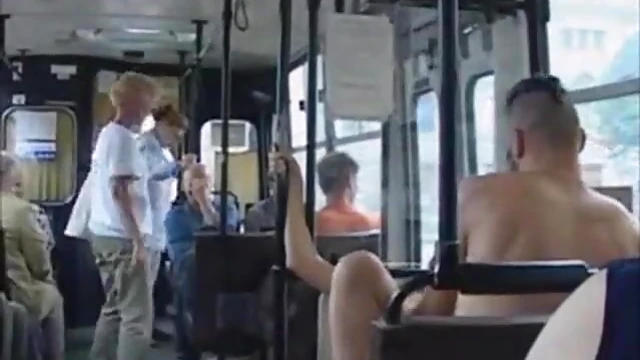 Sexy Public Encounter: Passionate Fuckfest On A Busy Bus Ride