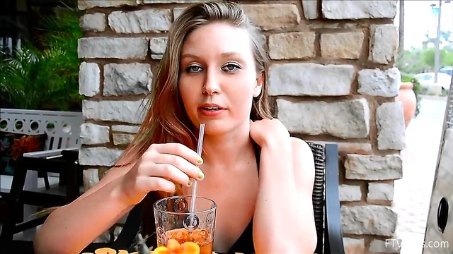 Sexy Amateur Babe With Long Hair Gets Naughty And Wild Outdoors