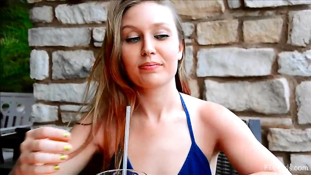 Sexy Amateur Babe With Long Hair Gets Naughty And Wild Outdoors