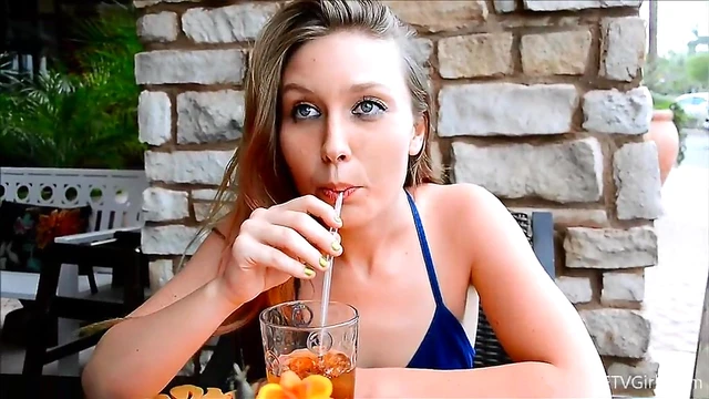 Sexy Amateur Babe With Long Hair Gets Naughty And Wild Outdoors