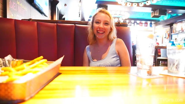 Dixie's Public Slut Show: Flashing Her Dripping Wet Pussy