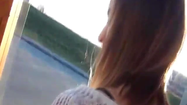 Skanky Teen Tempts w/ Oral Sex & Ass Teasing at Bus Stop Encounter