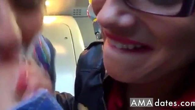 Two Strangers Turn Into Friends With Steamy Blowjob On The Bus Ride