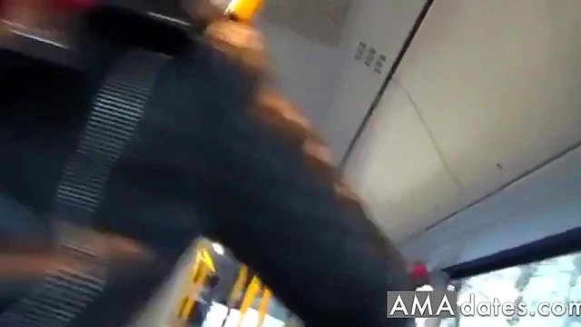 Two Strangers Turn Into Friends With Steamy Blowjob On The Bus Ride