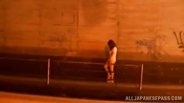 Outdoor Orgasm: Horny Natural-Titted Japanese Model Gets Fucked Hard