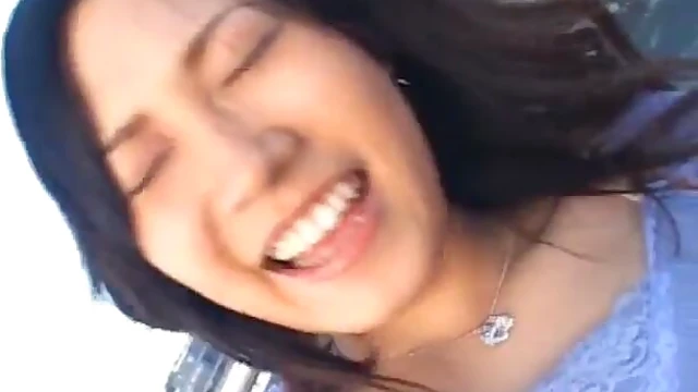 Outdoor Playtime with Hairy Pussy of Hot Asian Girlfriend Toyed Up