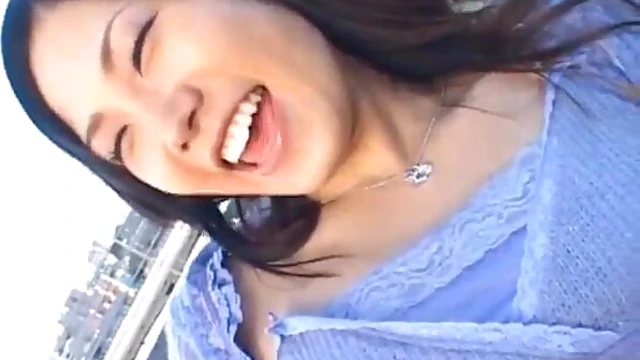 Outdoor Playtime with Hairy Pussy of Hot Asian Girlfriend Toyed Up