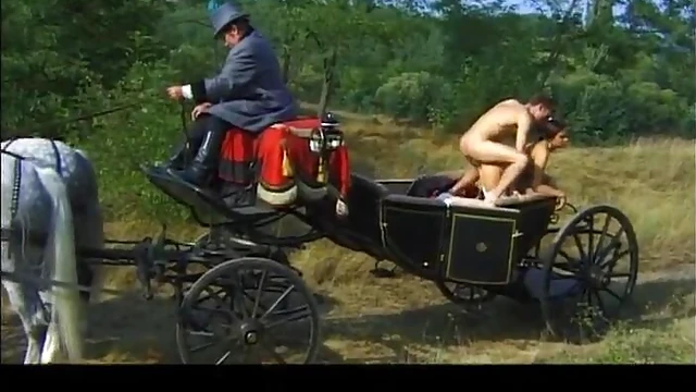 Sizzling Brunette Gives Wild Blowjob Outdoors Before Doggy Style Drilling Action