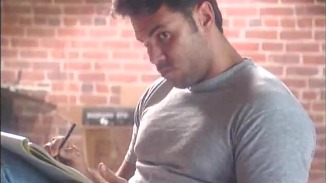 Blonde Bombshell Rides Stiff Cock Amidst Eager Art Students' Gazes