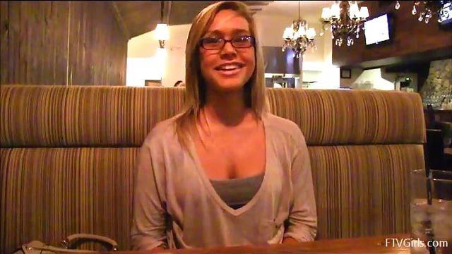 Blonde Slut Kennedy Shows Off Natural Tits Right On The Street