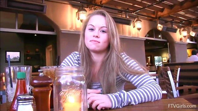 Sultry Temptress Reveals Luscious Natural Boobs Outdoors Seductively