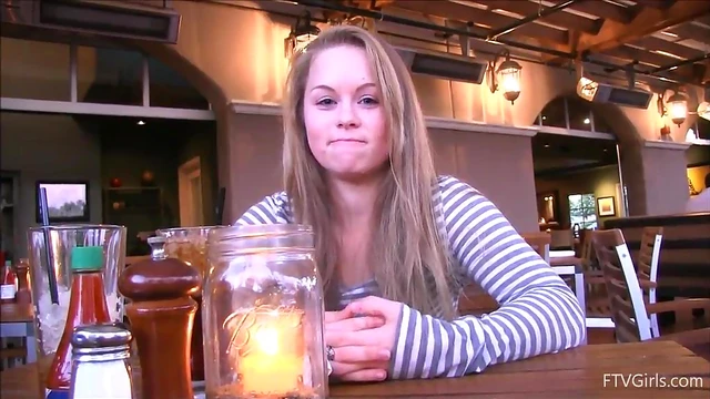 Sultry Temptress Reveals Luscious Natural Boobs Outdoors Seductively